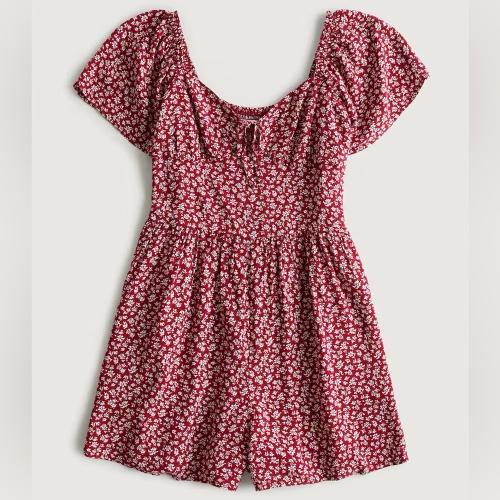 Hollister Tie Front Romper XXL